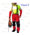 Pantalón bielástico anticorte motosierra (Clase 2)
