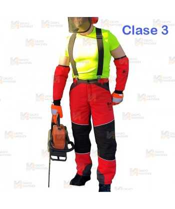 Pantalón bielástico anticorte motosierra (Clase 3)