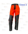 Pantalón bielástico anticorte y transpirable para motosierra (Clase 2)