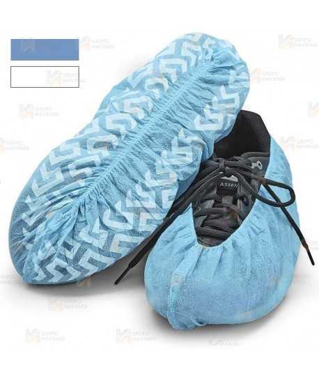 Cubre zapatos antideslizantes de polipropileno color azul