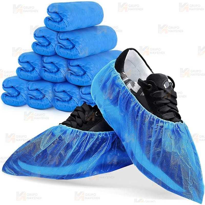 Cubre zapatos de CPE  muy fuertes color azul