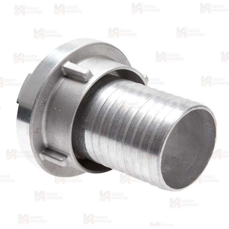 Acoples Storz de aluminio para manguera con caña estriada