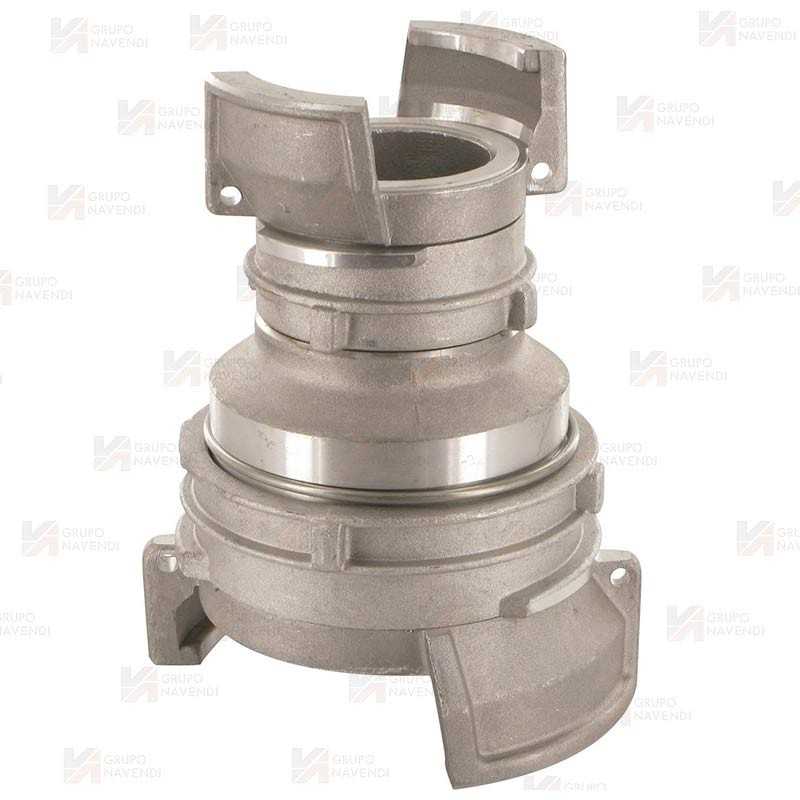 Acople Guillemin reductor en acero inoxidable con cierre