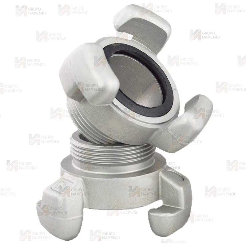 Acoples Barcelona rosca macho de aluminio estampado Fortex