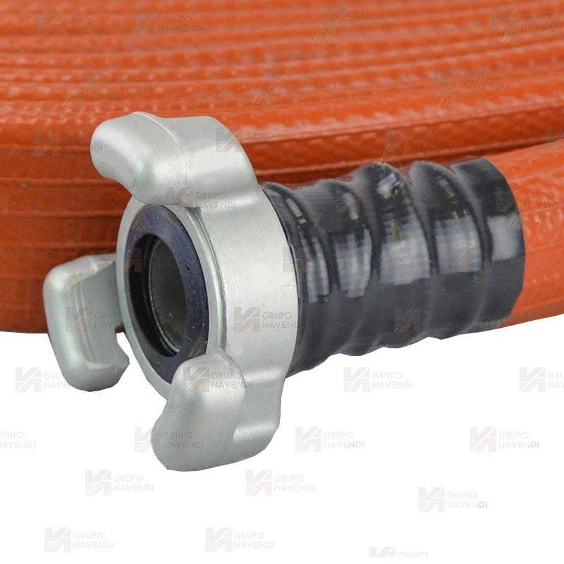 Manguera Armtex One con acoples BARCELONA en aluminio templado tipo T