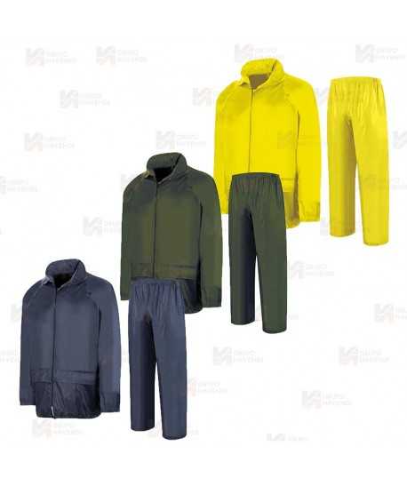 Conjunto chaqueta y pantalón tipo ingeniero especial lluvia