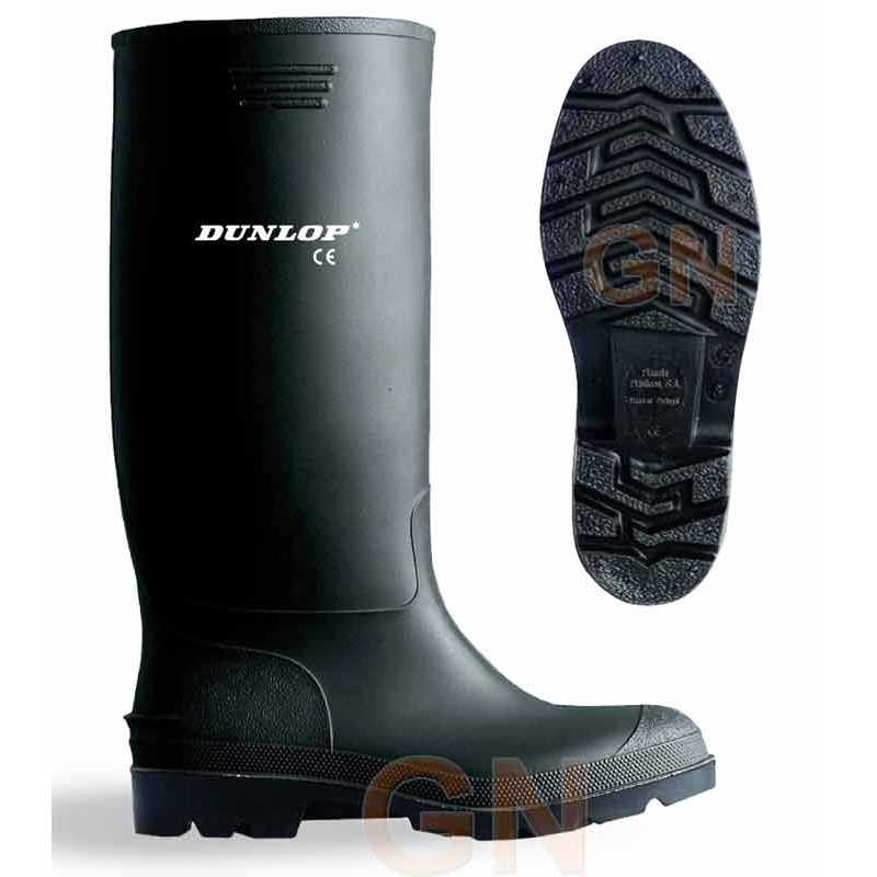 Bota de agua antideslizante de Dunlop sin seguridad