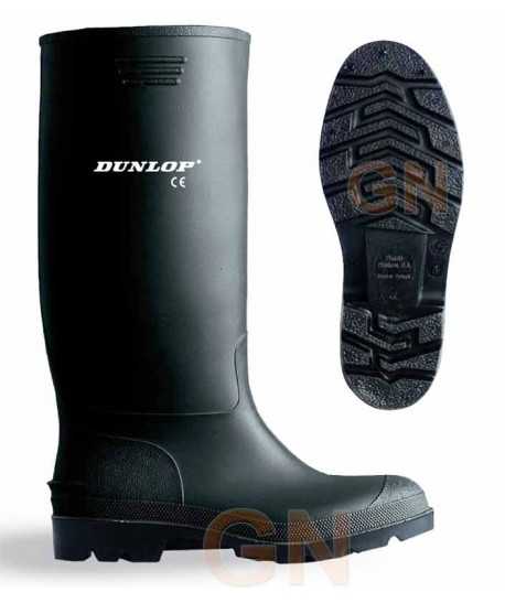 Bota de agua antideslizante de Dunlop sin seguridad
