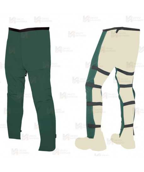 Zahón de color verde muy resistente para operaciones de desbroce (Tipo A)