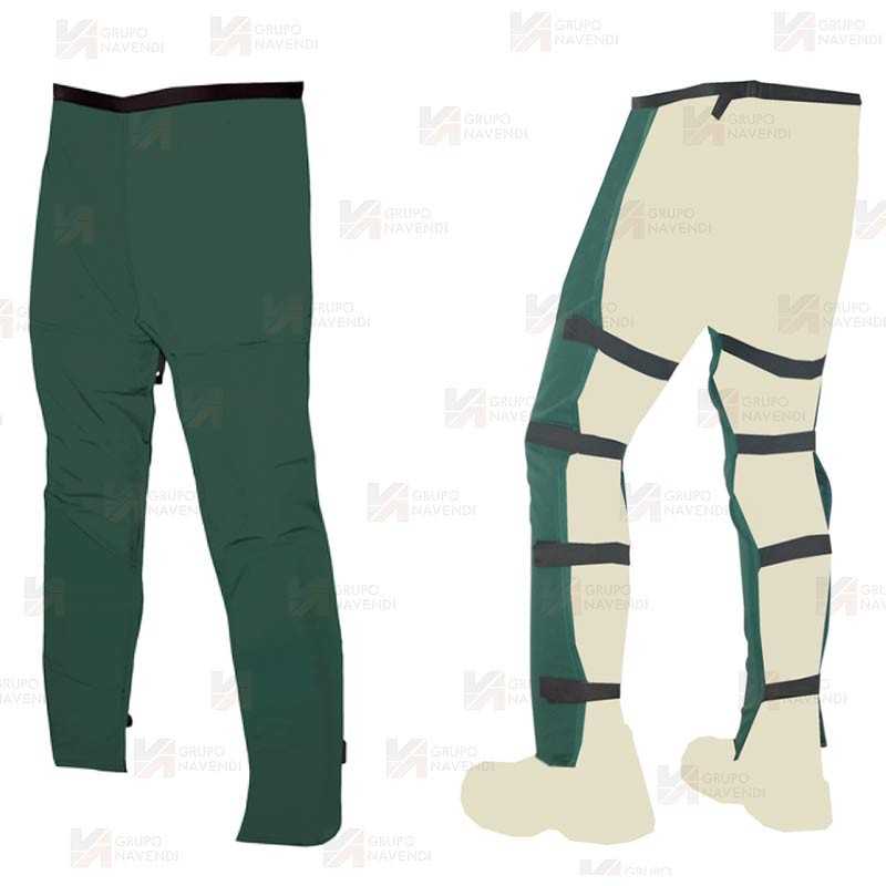 Zahón de color verde muy resistente para operaciones de desbroce (Tipo A)