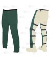 Zahón de color verde muy resistente para operaciones de desbroce (Tipo A)