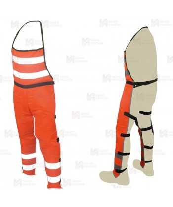 Peto/Zahón en naranja flúor para operaciones de desbroce (Tipo A)