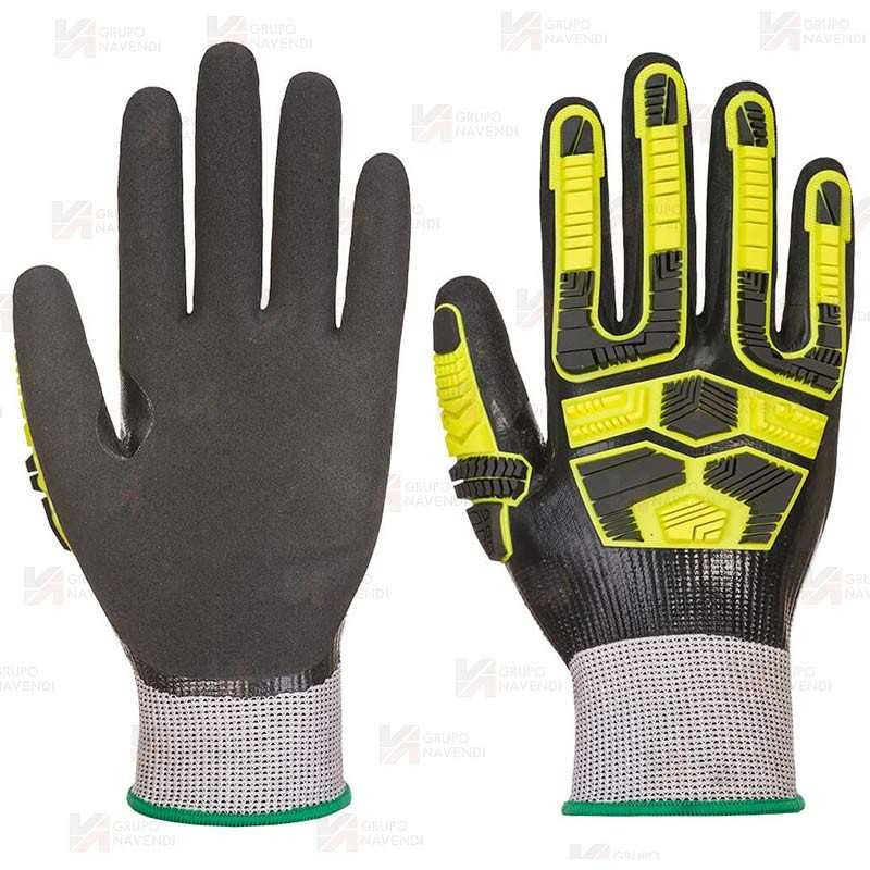 Guante antigolpes impermeable y anticorte nivel D