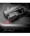Linterna táctica de 750 lúmenes y con láser rojo para policía
