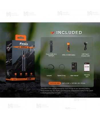 Linterna táctica recargable Fénix E28R V2 de 1700 lúmenes