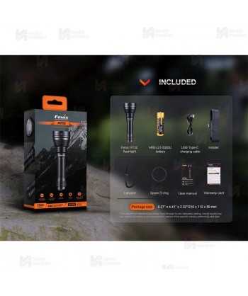 Linterna de Caza Fenix HT32  (2500 lúmenes) con luces rojas y verdes
