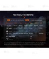Pack de Linterna HT18R de Fenix especial para caza (2800 lúmenes)