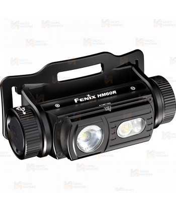 Frontal Fénix HM60R 1200 lúmenes con doble distancia de haz y luz roja