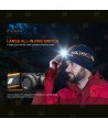Frontal Fénix HM60R 1200 lúmenes con doble distancia de haz y luz roja