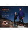 Frontal HL32R-T ligero de alto rendimiento para trail running de Fénix (800 lúmenes)
