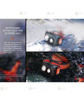 Frontal HL32R-T ligero de alto rendimiento para trail running de Fénix (800 lúmenes)