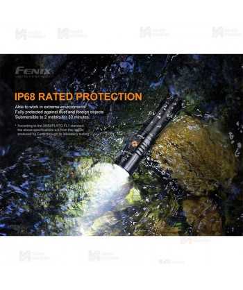 Linterna Fénix LD32 UVC con rayos ultravioleta para desinfección (1200 Lúmenes)