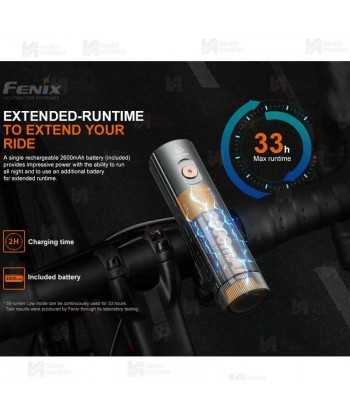 Foco recargable Fenix BC21R V3.0 para bicicletas (1200 lúmenes)