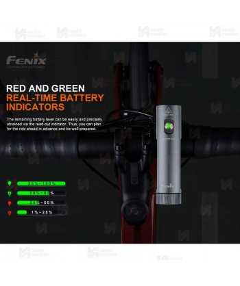 Foco recargable Fenix BC21R V3.0 para bicicletas (1200 lúmenes)