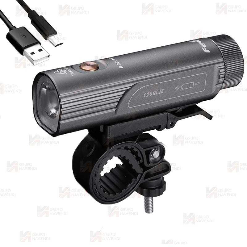 Foco recargable Fenix BC21R V3.0 para bicicletas (1200 lúmenes)