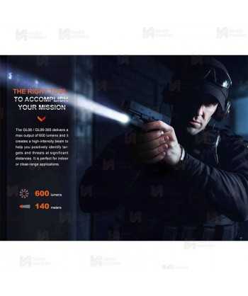 Linterna táctica Fenix GL06 - Para pistolas de bolsillo