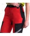 Pantalón elástico, bicolor alta visibilidad con cinta segmentada