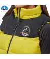 Chaleco SÜOL con relleno de pluma reciclada y capucha Roc-Neige para hombre
