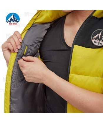 Chaleco SÜOL Roc-Neige con relleno de plumas y capucha para hombre