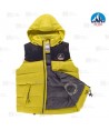 Chaleco SÜOL Roc-Neige con relleno de plumas y capucha para hombre