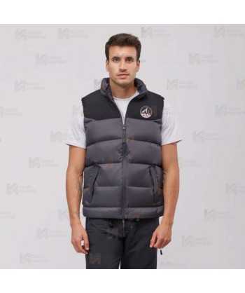 Chaleco SÜOL Roc-Neige con relleno de plumas y capucha para hombre