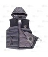 Chaleco SÜOL Roc-Neige con relleno de plumas y capucha para hombre