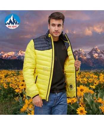 Chaqueta combinada Räck de plumas Roc-Neige para hombre