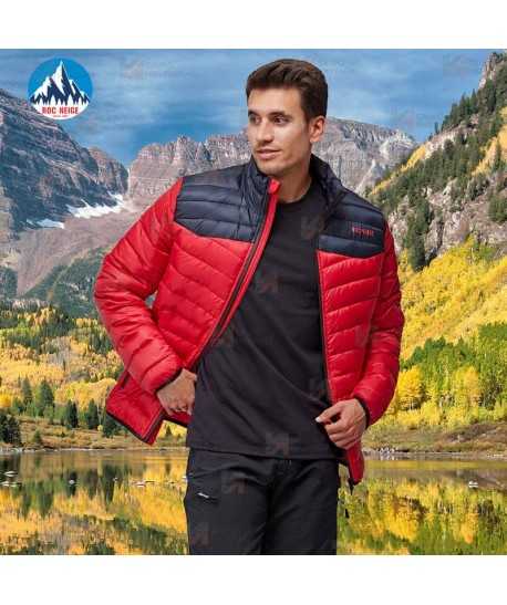 Chaqueta Räck de Roc-Neige, acolchada para hombre color rojo y negro