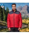 Chaqueta Räck de Roc-Neige, acolchada para hombre color rojo y negro