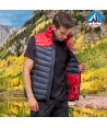 Chaleco RÜF de Roc-Neige bicolor y acolchado para hombre color marino y rojo
