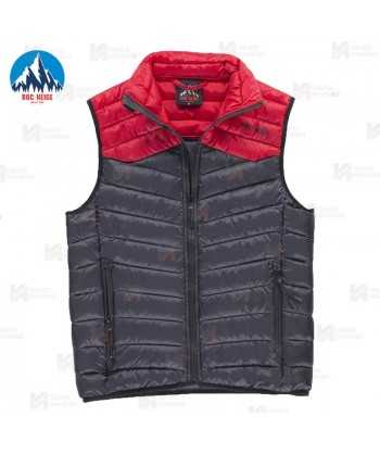 Chaleco RÜF de Roc-Neige bicolor y acolchado para hombre color marino y rojo