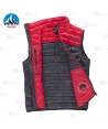 Chaleco RÜF de Roc-Neige bicolor y acolchado para hombre color marino y rojo