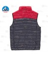 Chaleco RÜF de Roc-Neige bicolor y acolchado para hombre color marino y rojo