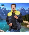 Chaleco RÜF de Roc-Neige bicolor y acolchado para hombre color marino y amarillo
