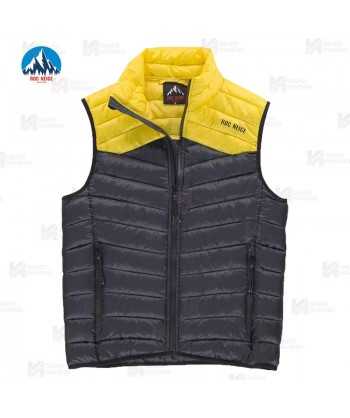 Chaleco RÜF de Roc-Neige bicolor y acolchado para hombre color marino y amarillo