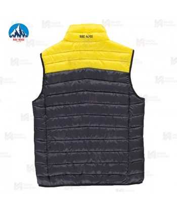 Chaleco RÜF de Roc-Neige bicolor y acolchado para hombre color marino y amarillo
