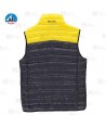 Chaleco RÜF de Roc-Neige bicolor y acolchado para hombre color marino y amarillo