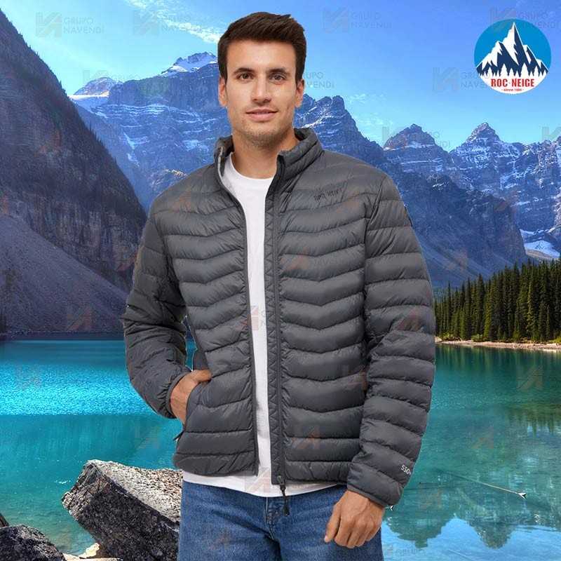 Chaqueta Lexu de Roc-Neige acolchada para hombre color gris