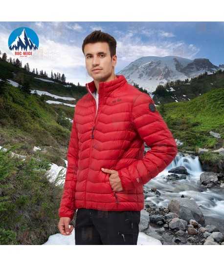 Chaqueta Lexu de Roc-Neige acolchada para hombre color Rojo oscuro