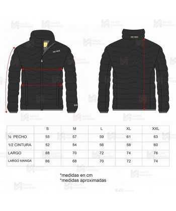 Chaqueta Lexu de Roc-Neige acolchada para hombre color azul marino